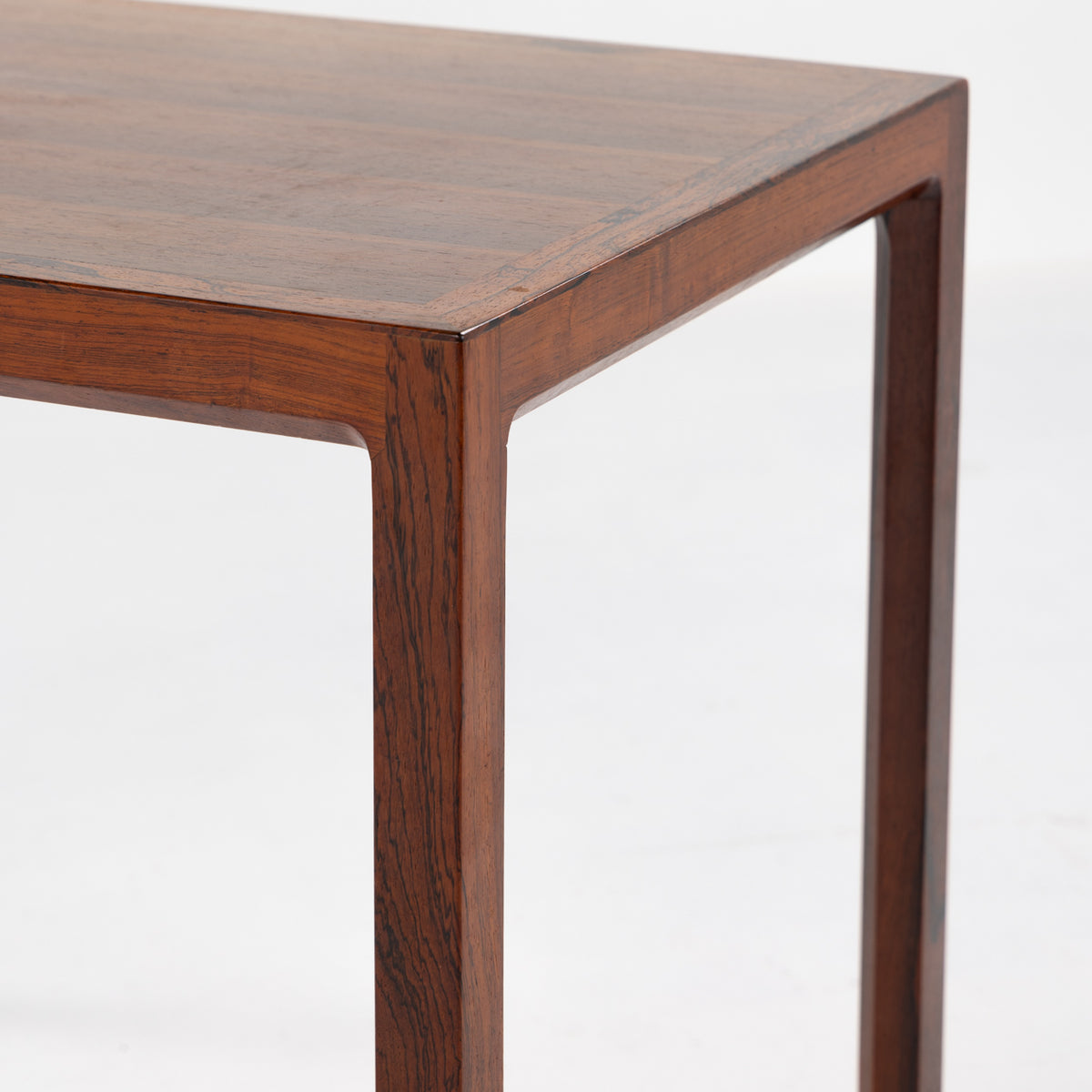 Side table in rosewood