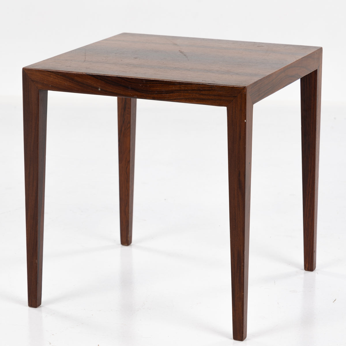 Side table in rosewood