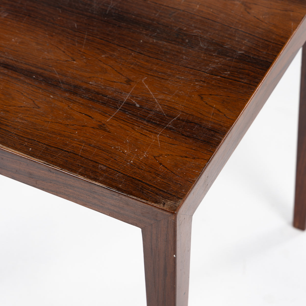 Side table in rosewood
