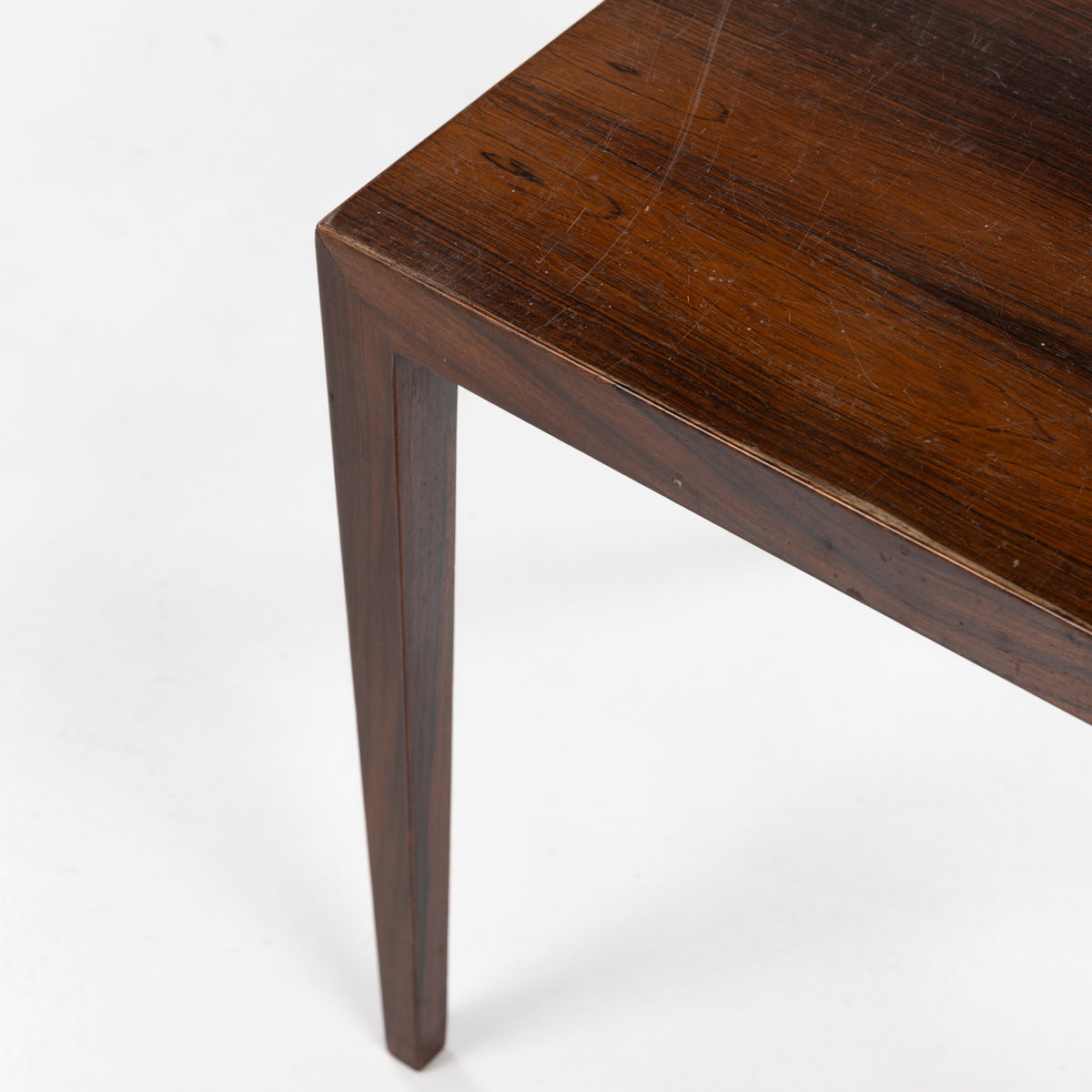 Side table in rosewood