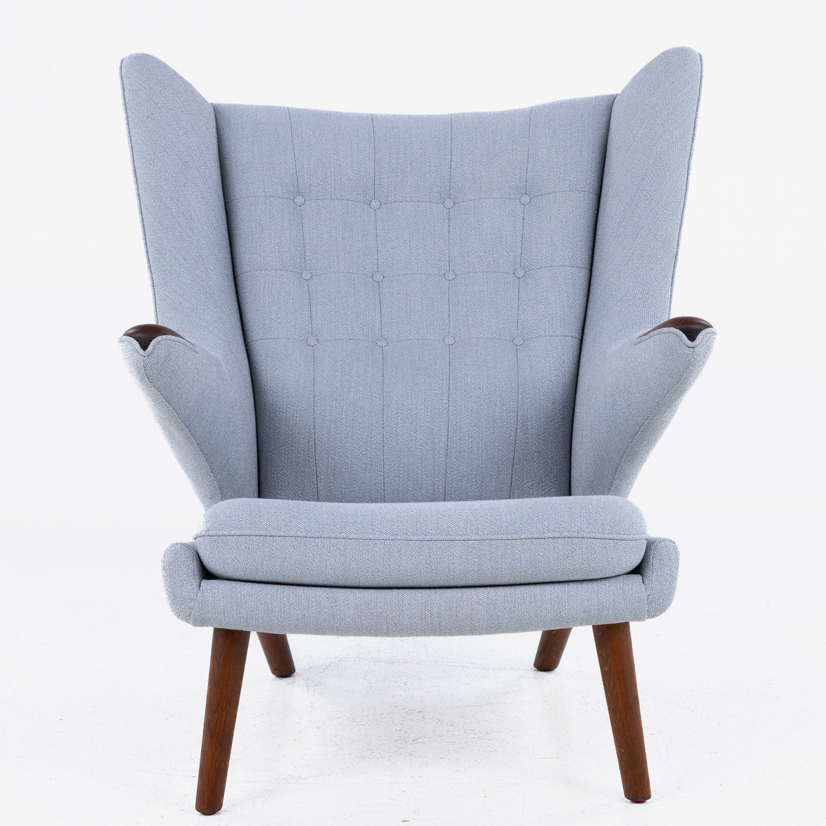 AP 19 - Papa Bear Chair w. stool in Ecriture fabric