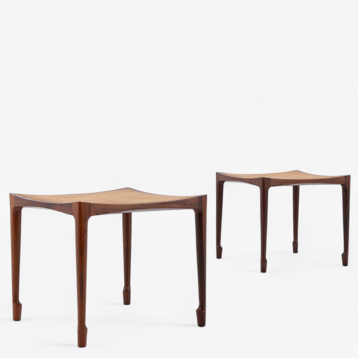 Stool in Brazilian rosewood