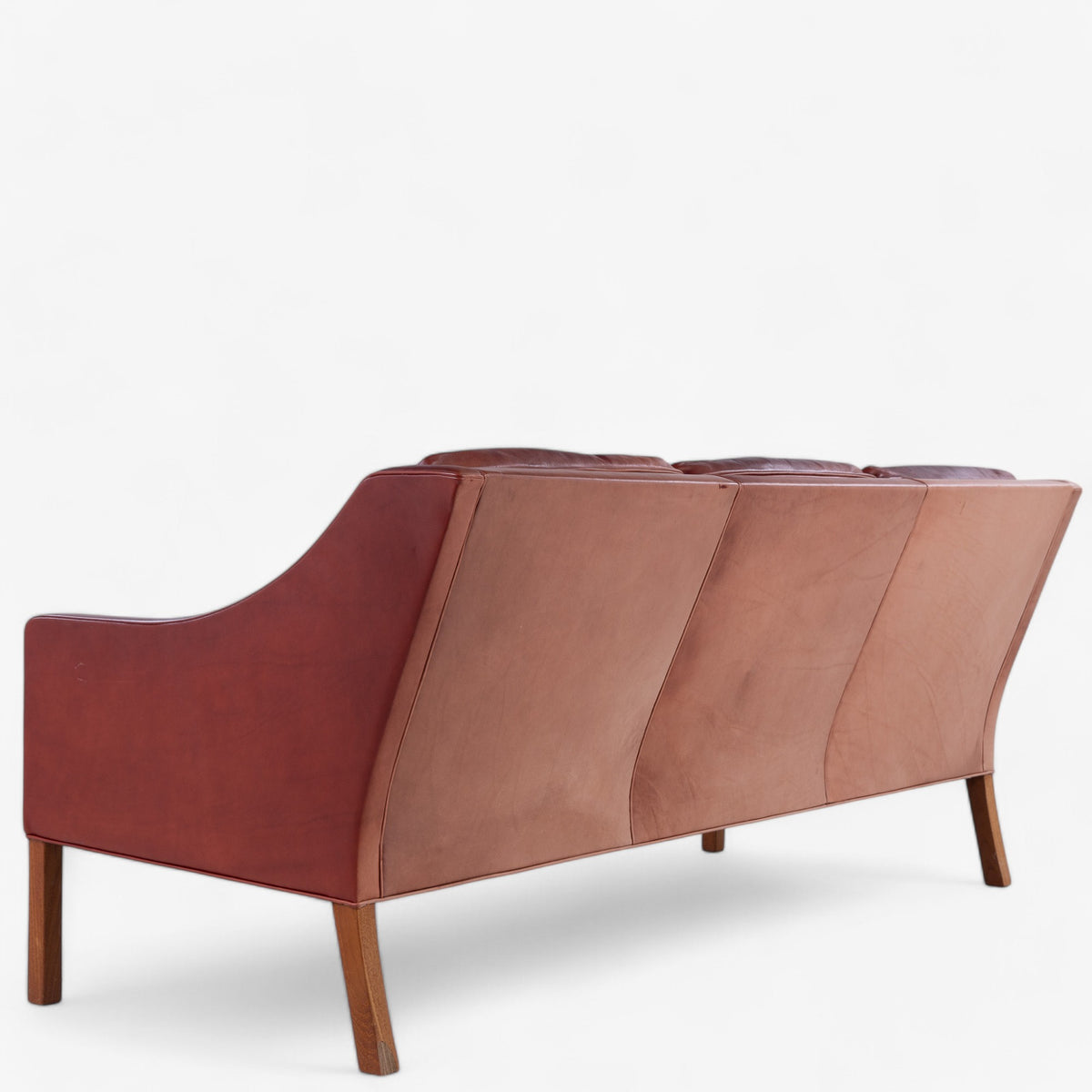 BM 2209 - 3 seater sofa in original leather