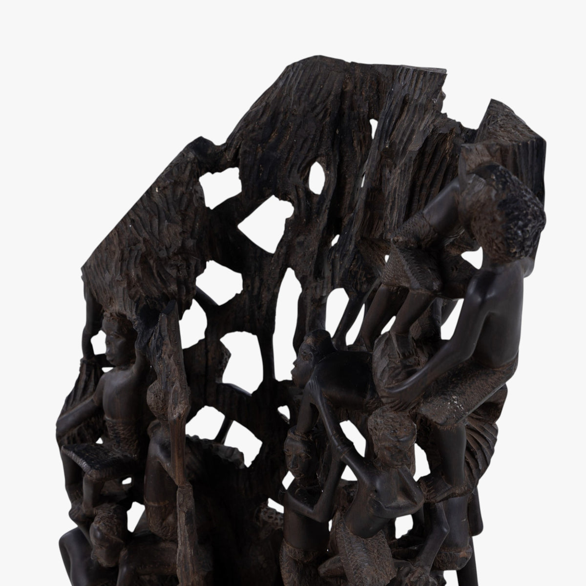 Carved wooden sculpture
