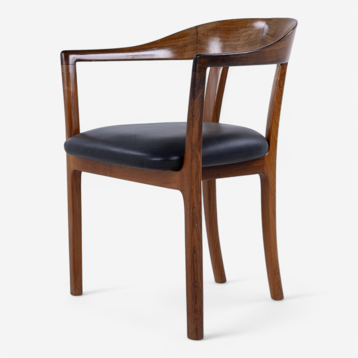 Armchair in Brazilian rosewood