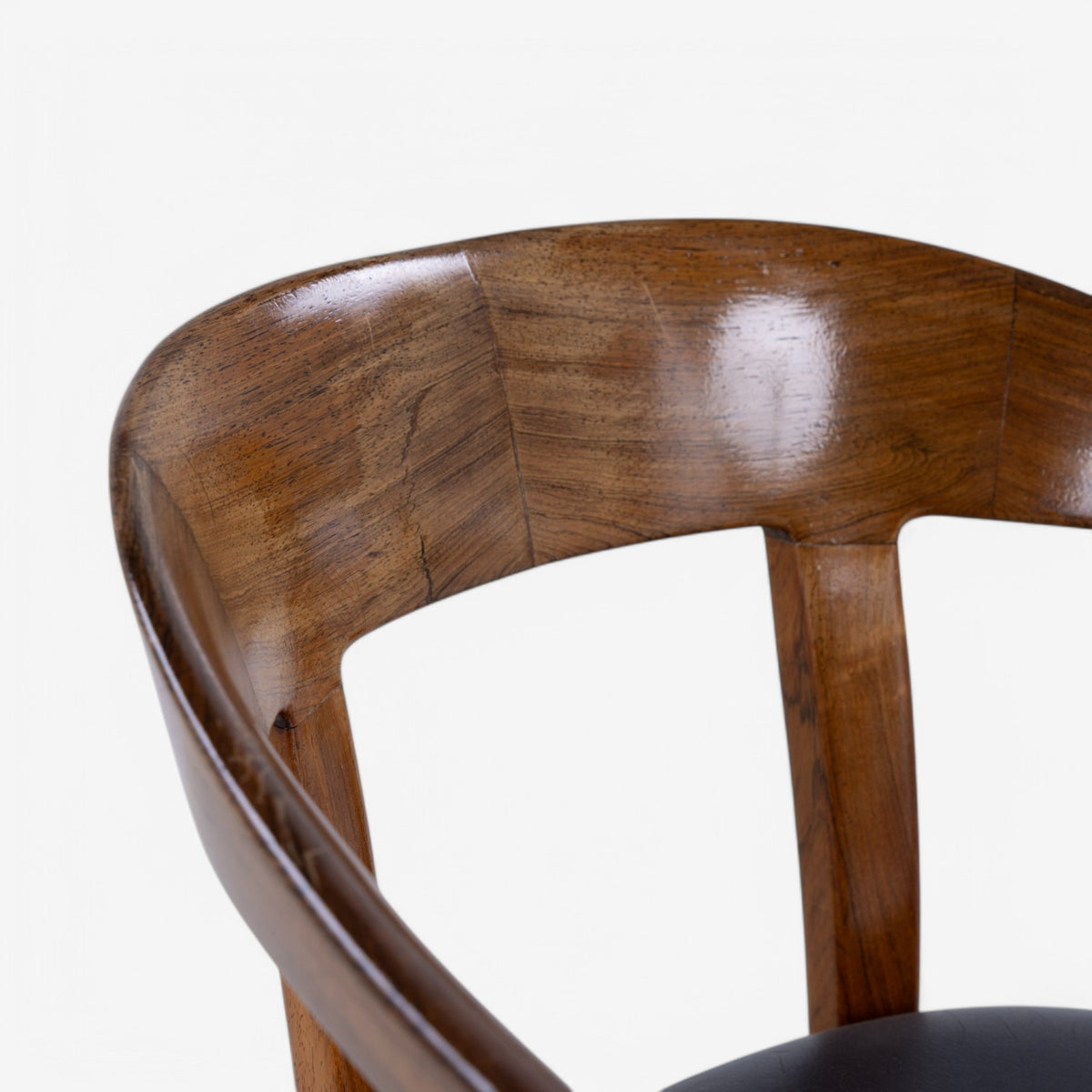 Armchair in Brazilian rosewood