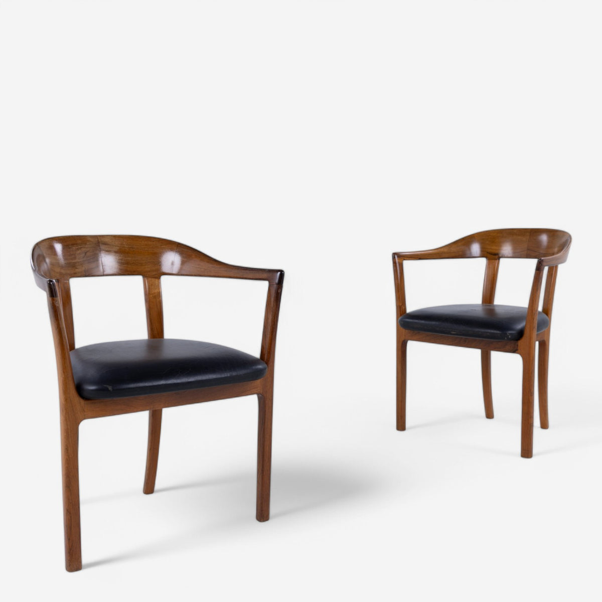 Armchair in Brazilian rosewood