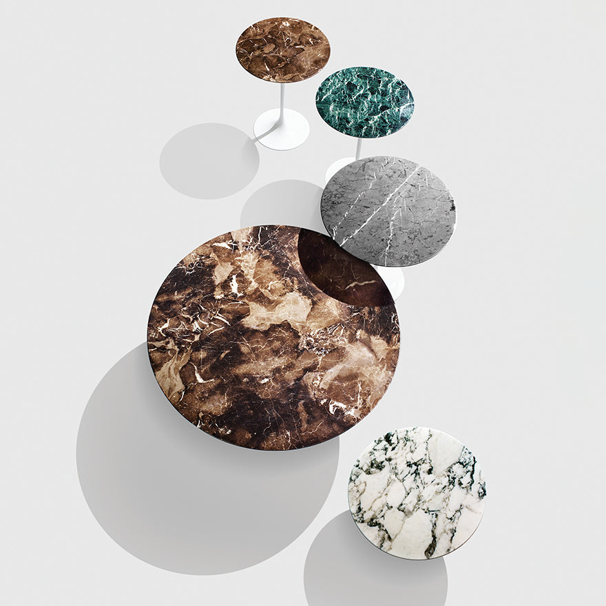 Saarinen Round' marble dining table