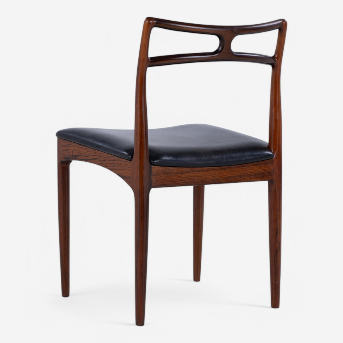 Dining chair in rosewood