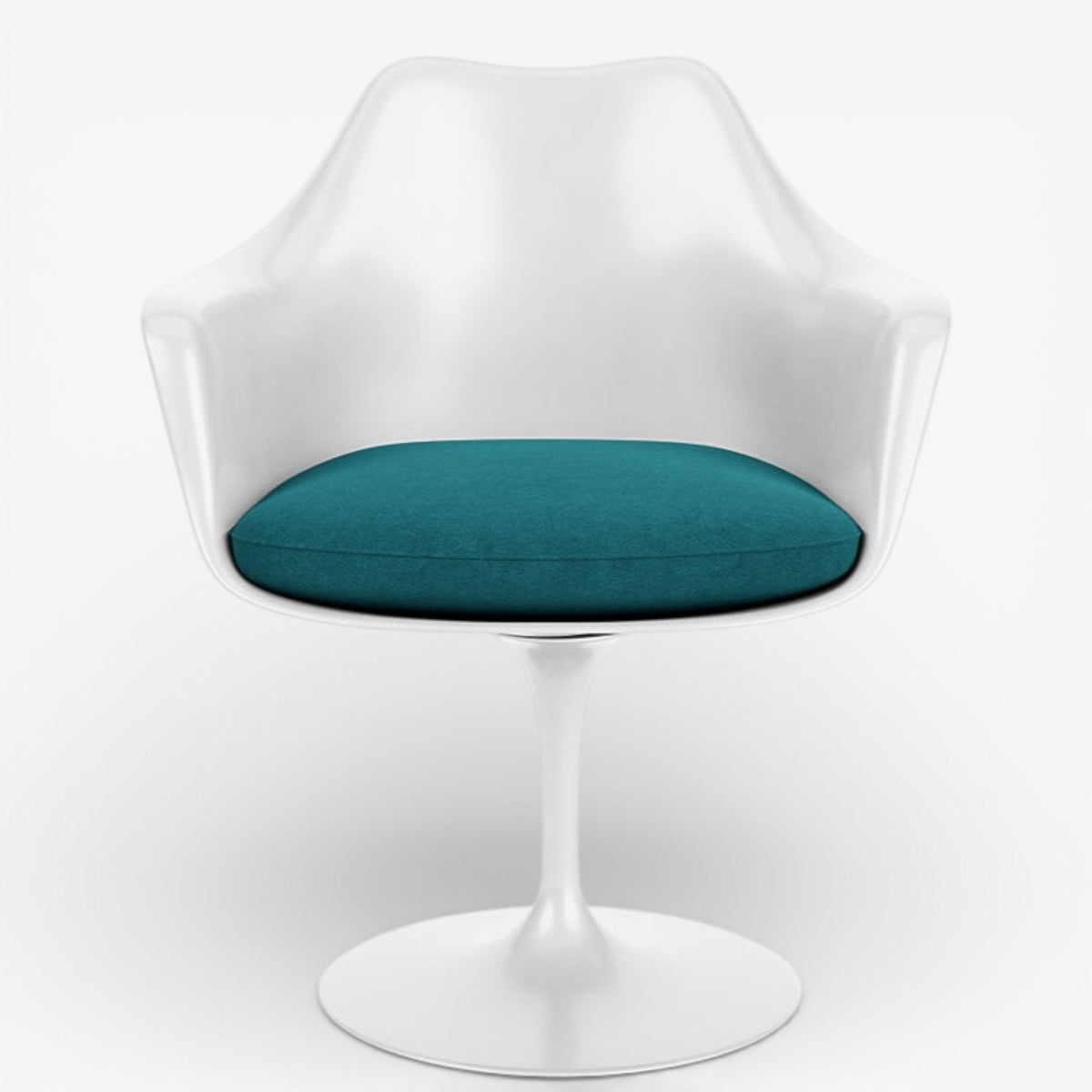 Tulip' armchair in white