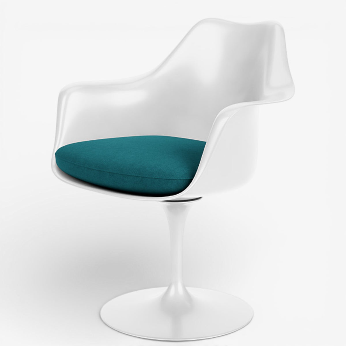Tulip' armchair in white