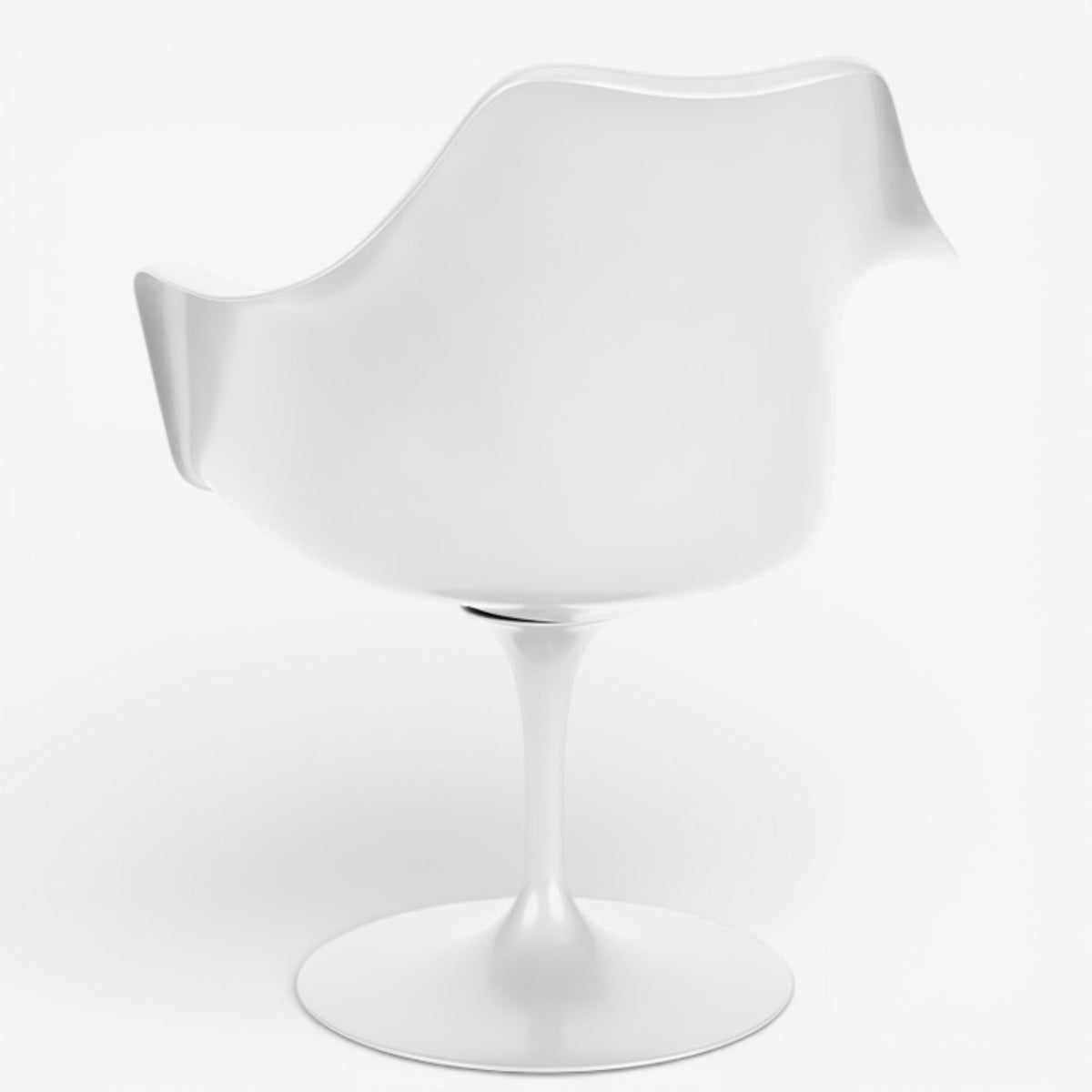 Tulip' armchair in white
