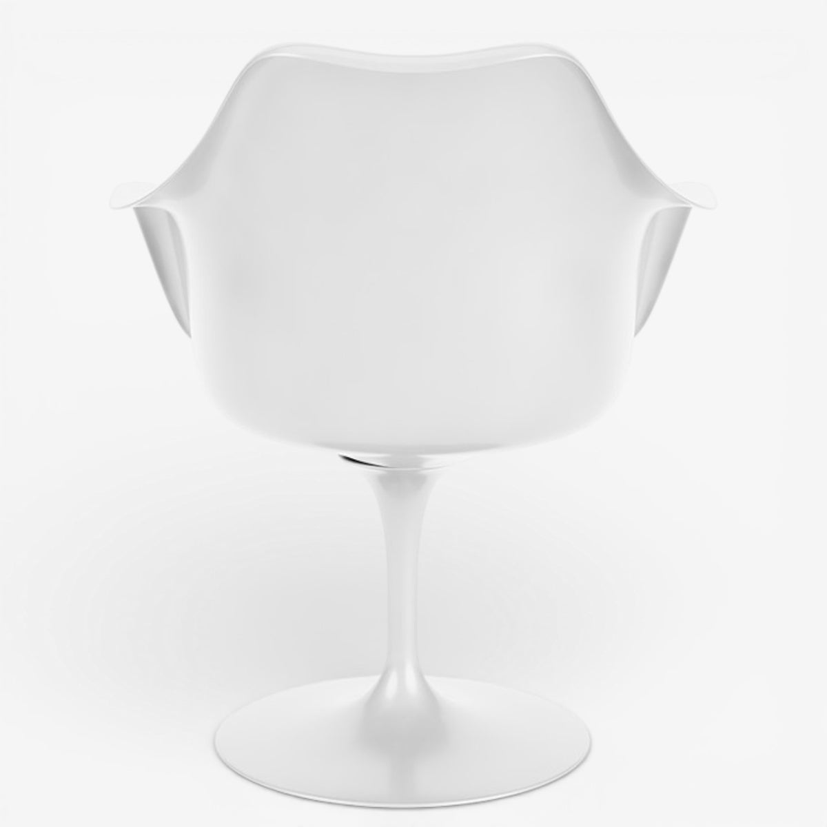 Tulip' armchair in white