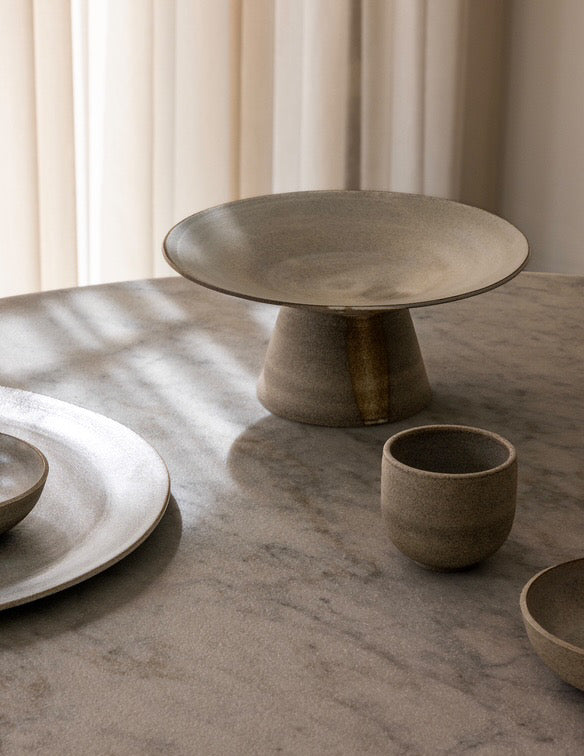 Centerpiece in stoneware
