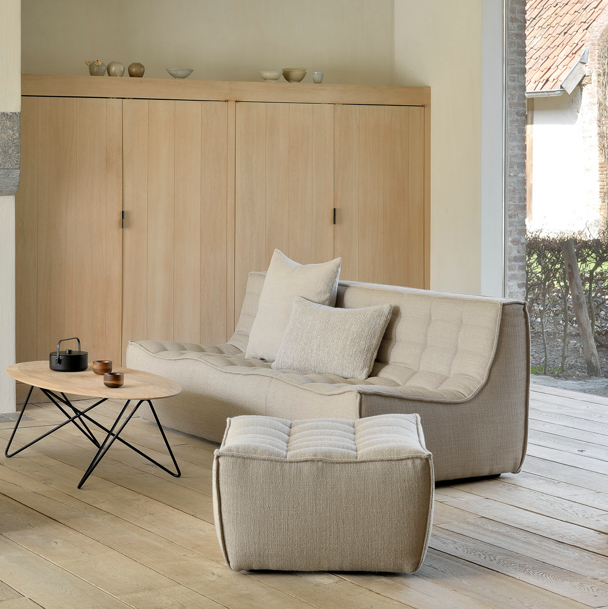 N701 - Stool for modular sofa