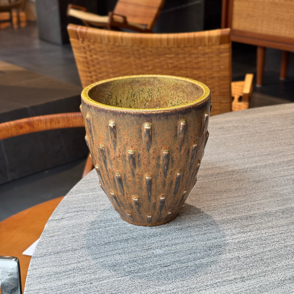 Stoneware jar