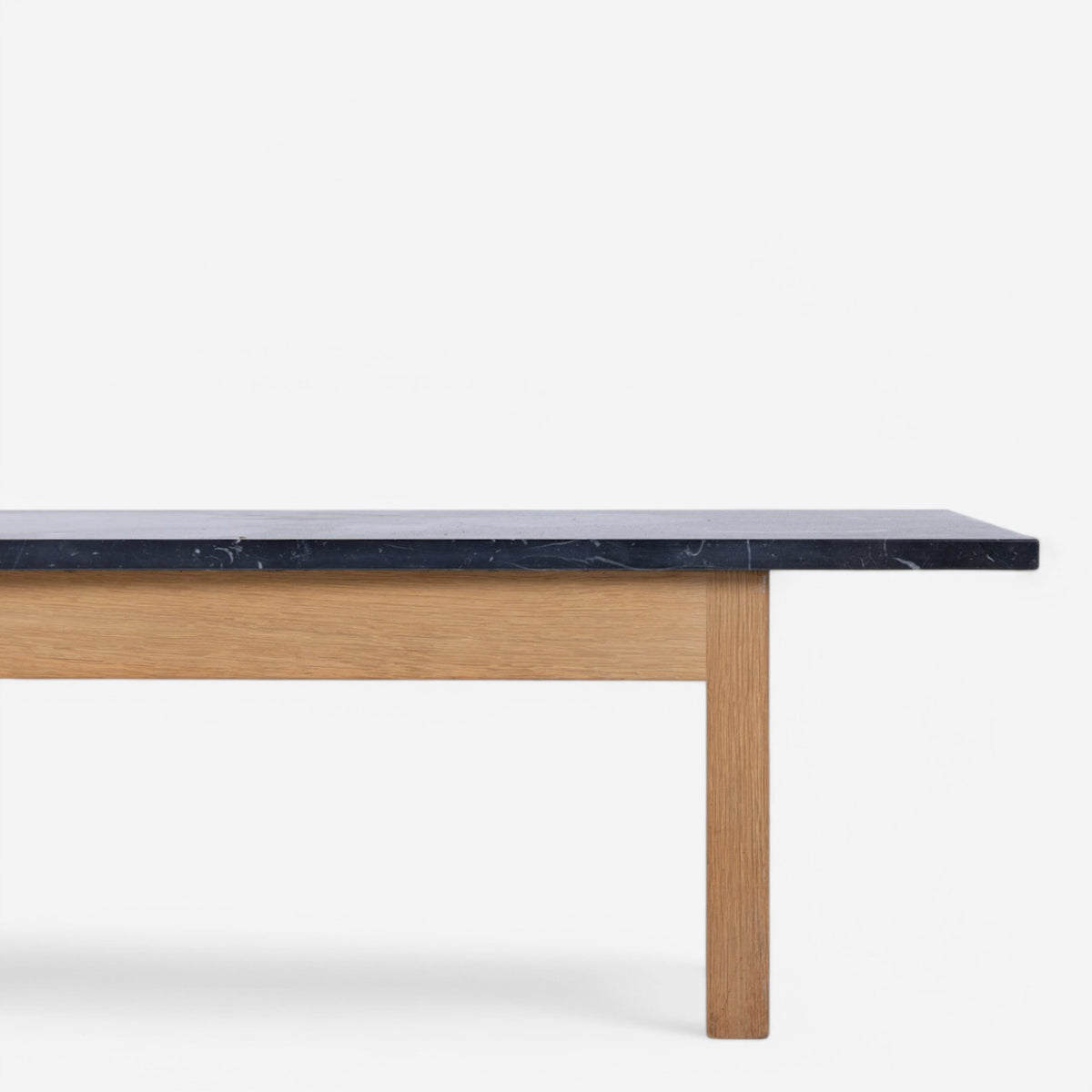 Coffee table in soaped oak
