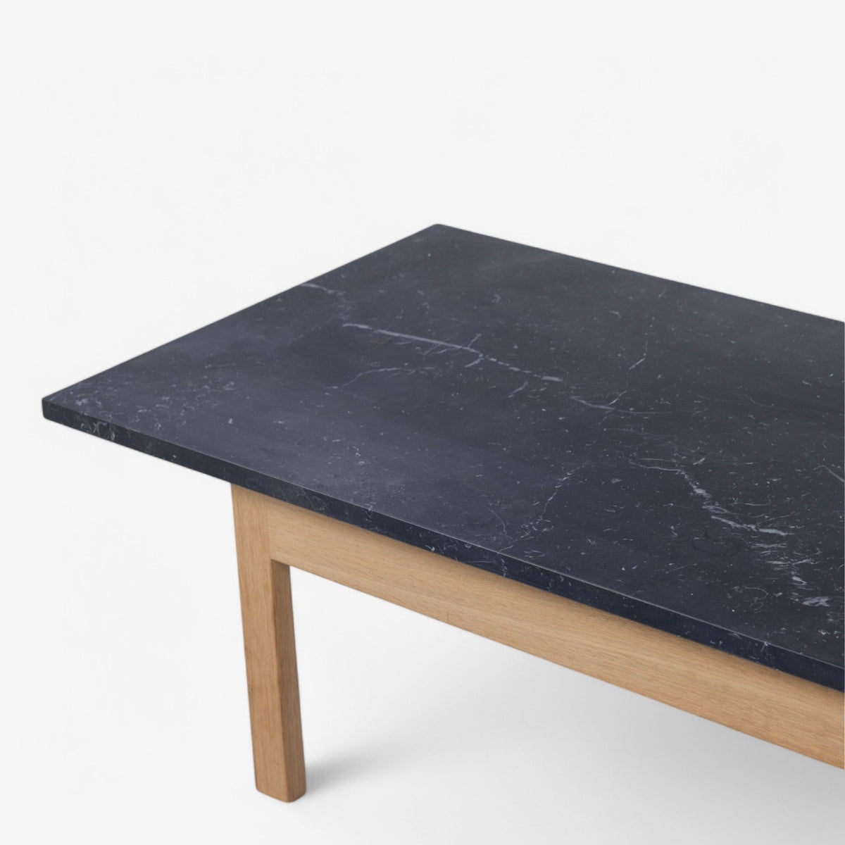 Coffee table in soaped oak