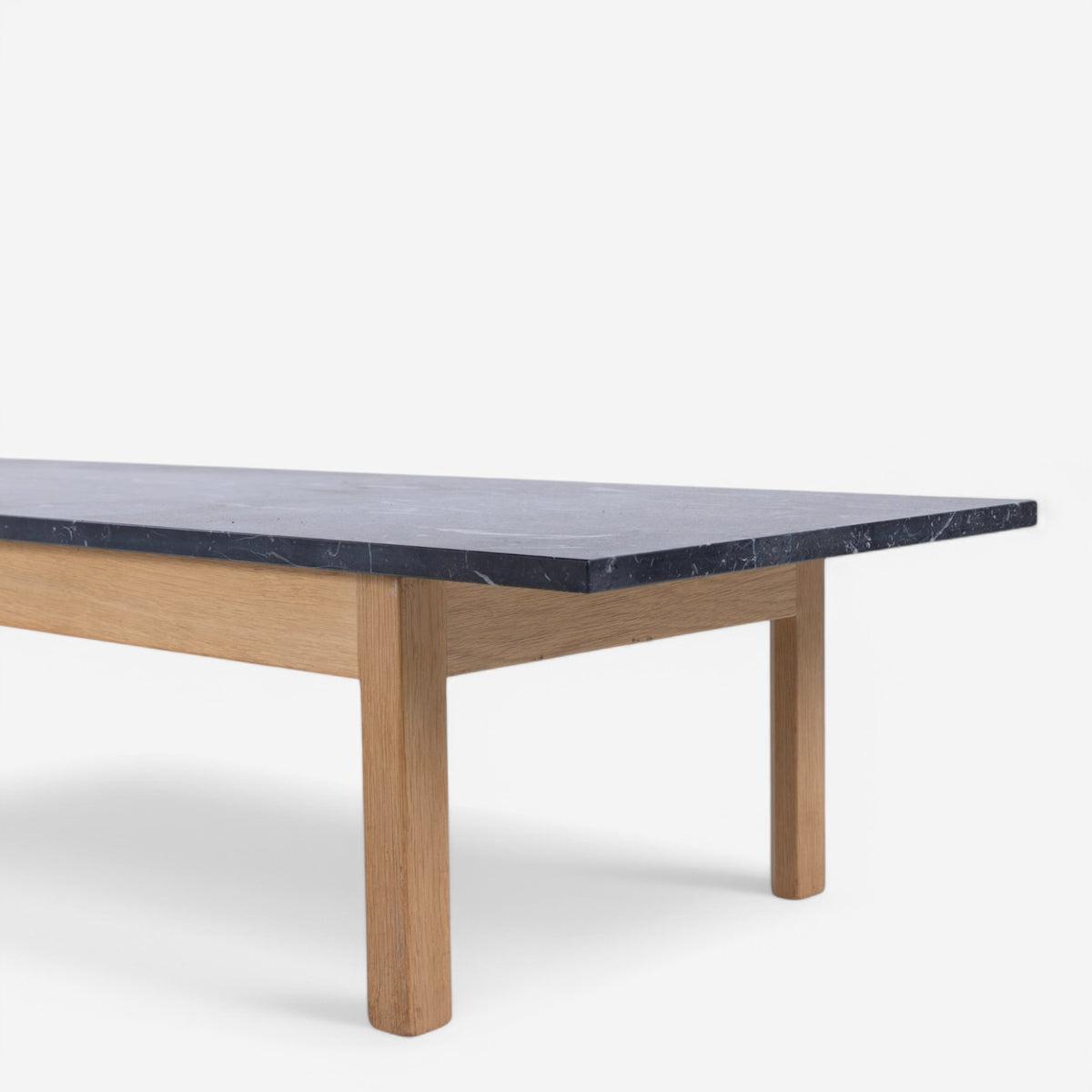 Coffee table in soaped oak