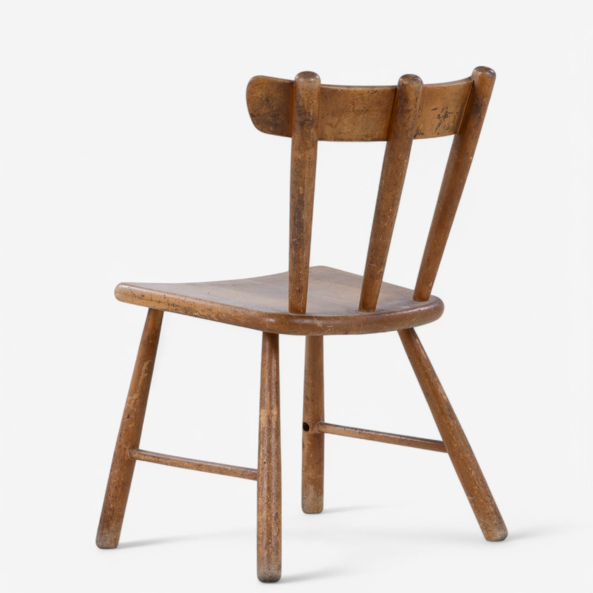 Chair in birch wood