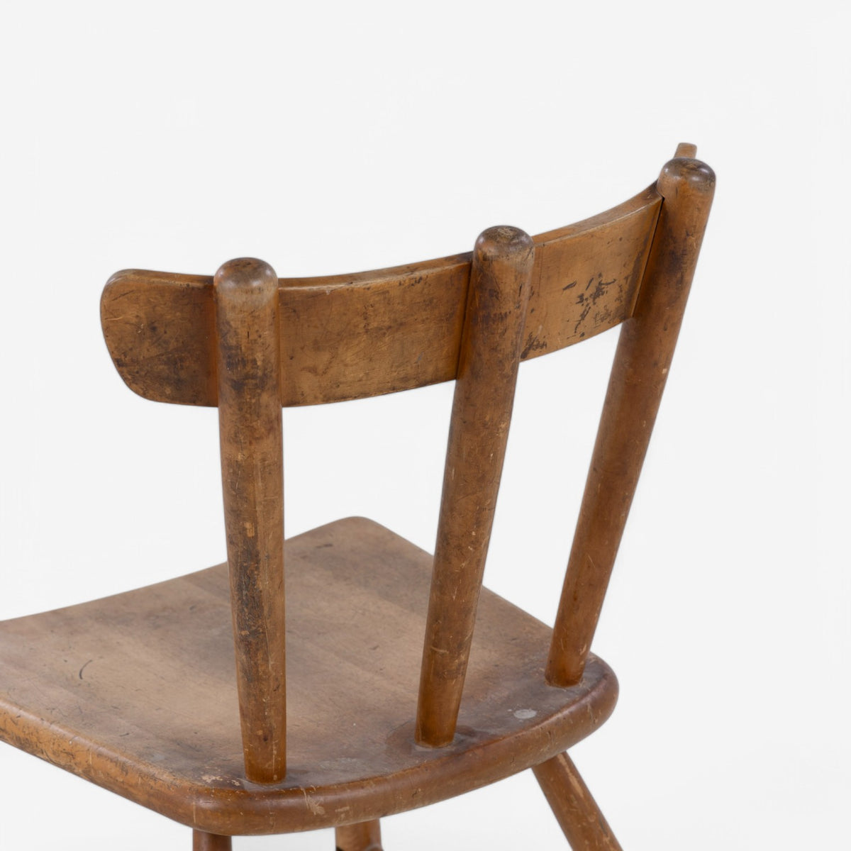 Chair in birch wood