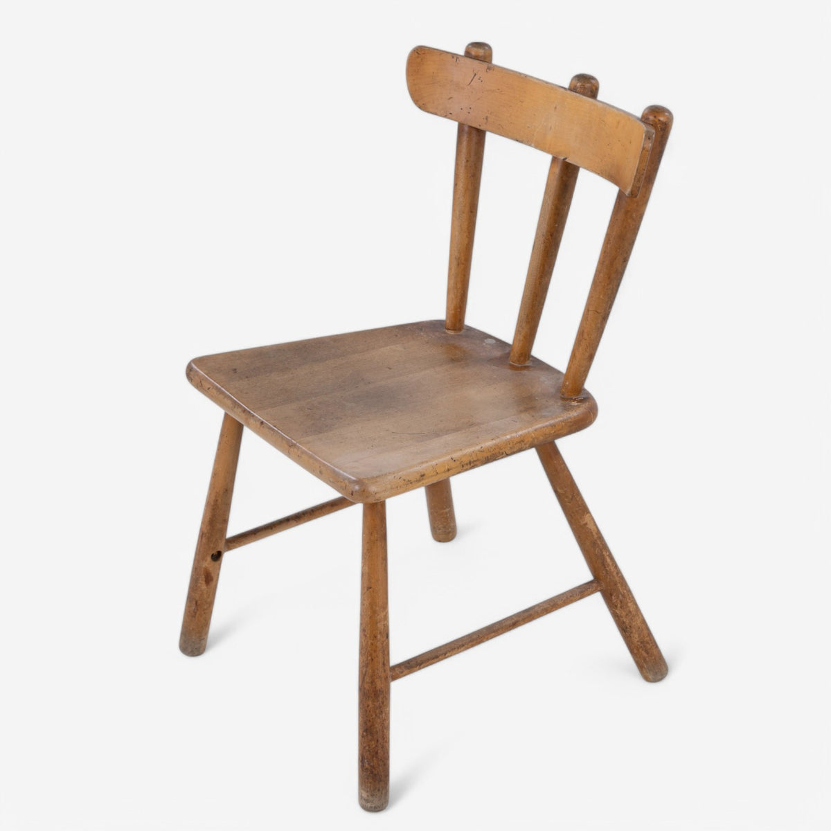 Chair in birch wood