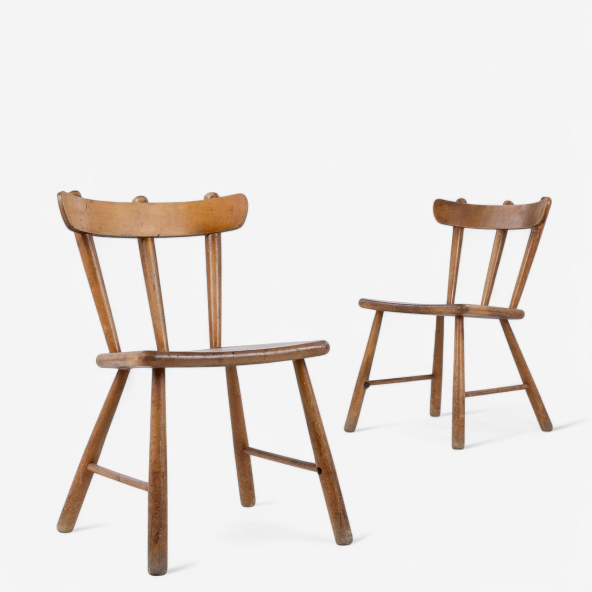 Chair in birch wood
