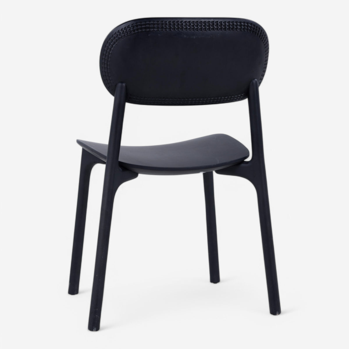 Dining chair in black stained maple