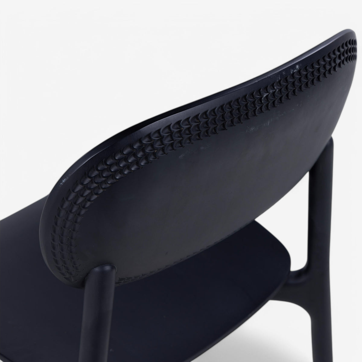 Dining chair in black stained maple