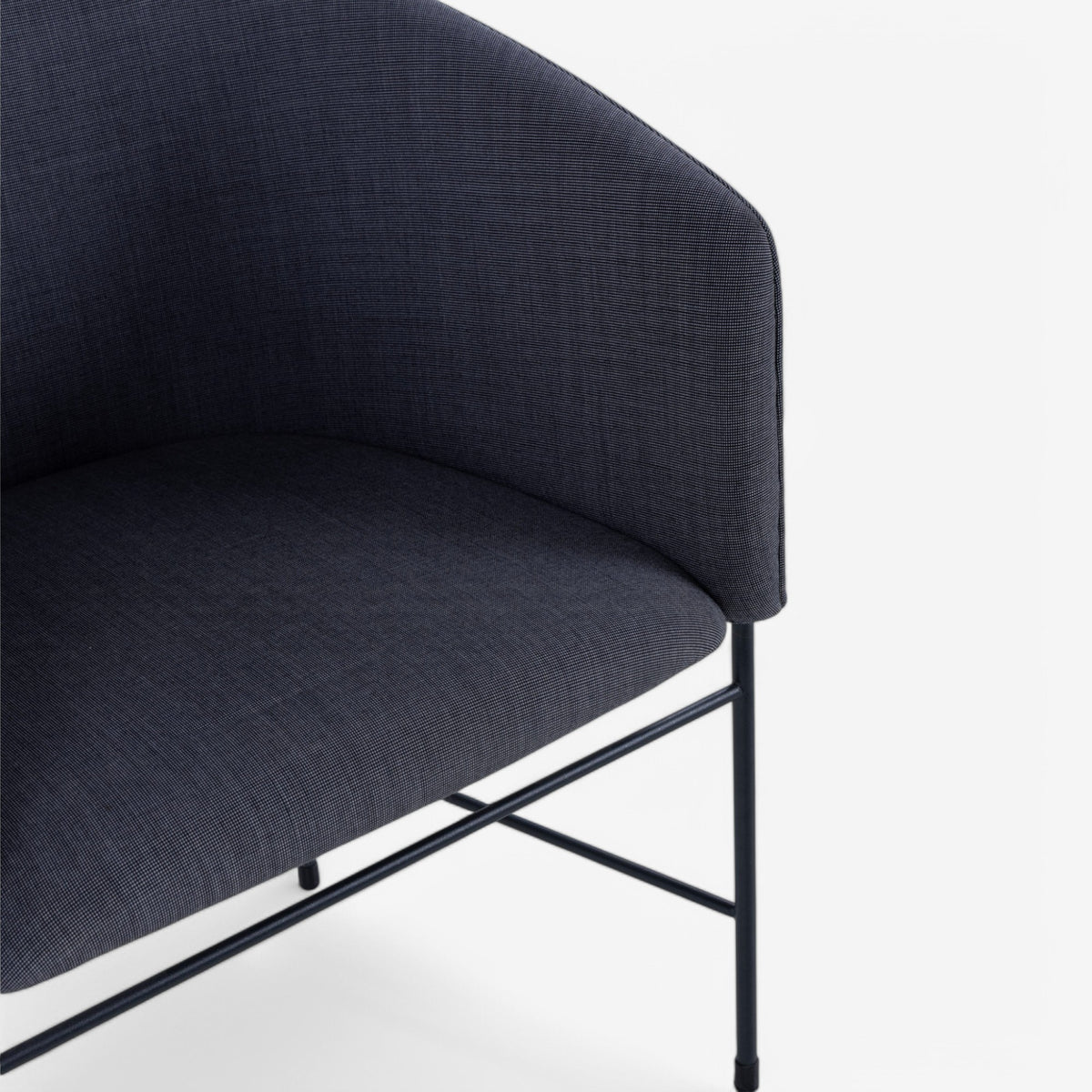 Armchair in fabric