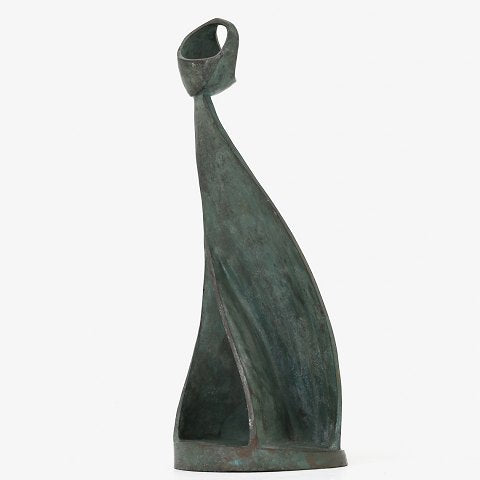 Patinated sculpture