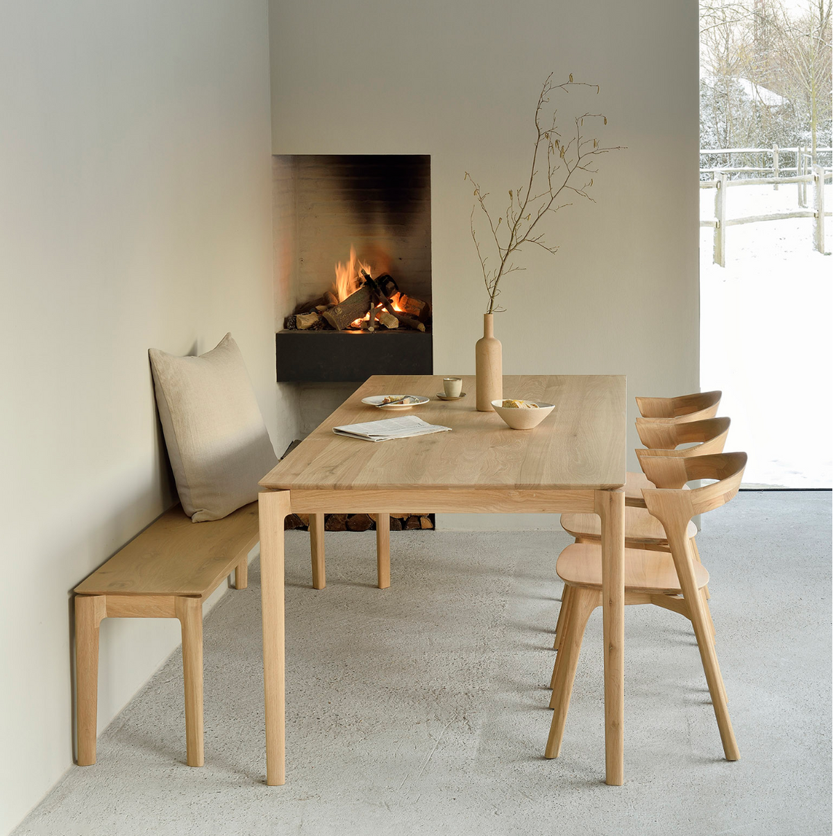 Oak Bok - Oak dining table (180x90)