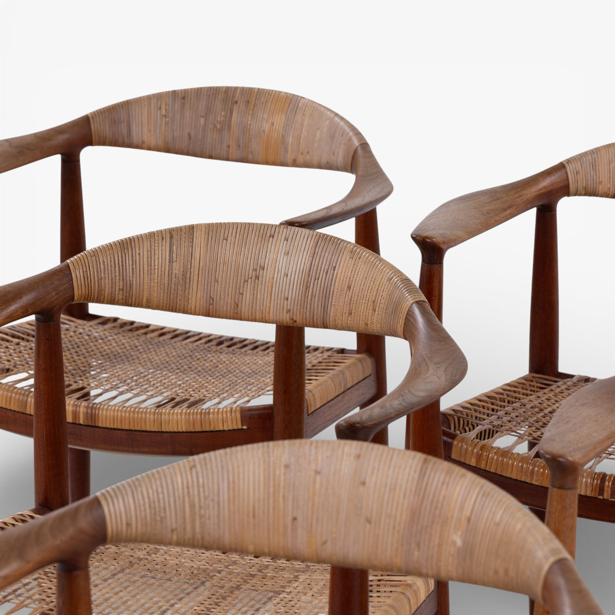 JH 501 - Set of 6 'The Chair' in teak