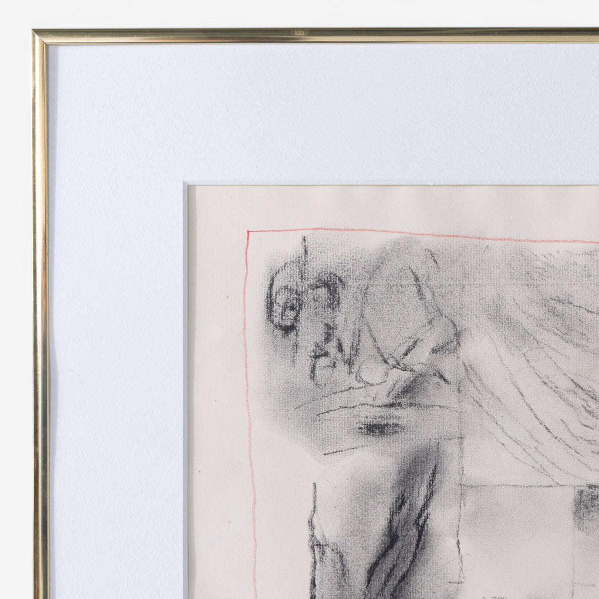 Original drawing in silver frame