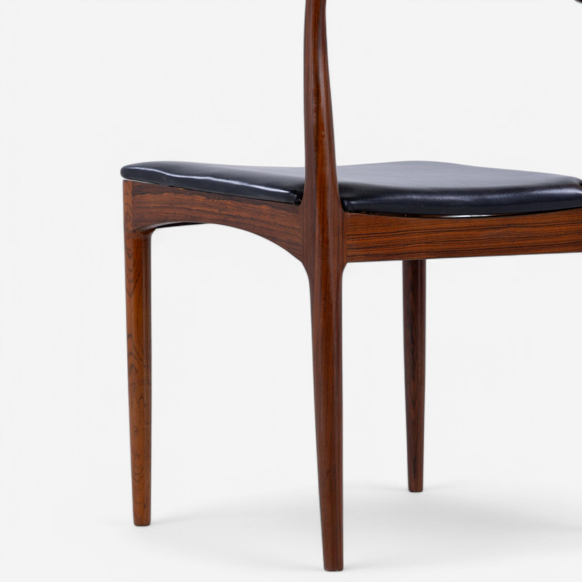 Dining chair in rosewood