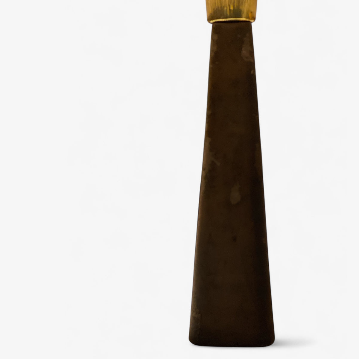 Pair of table lamps in leather