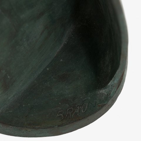Patinated sculpture