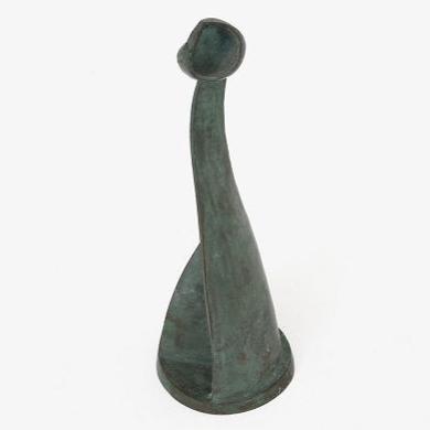 Patinated sculpture
