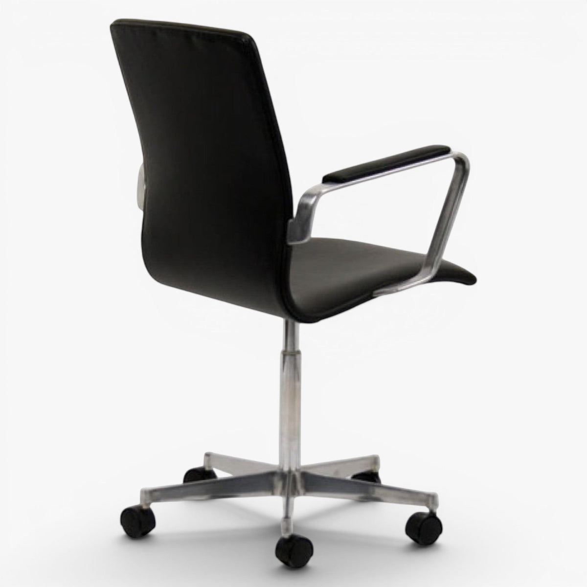 AJ 3291 Oxford - Office chair in black leather