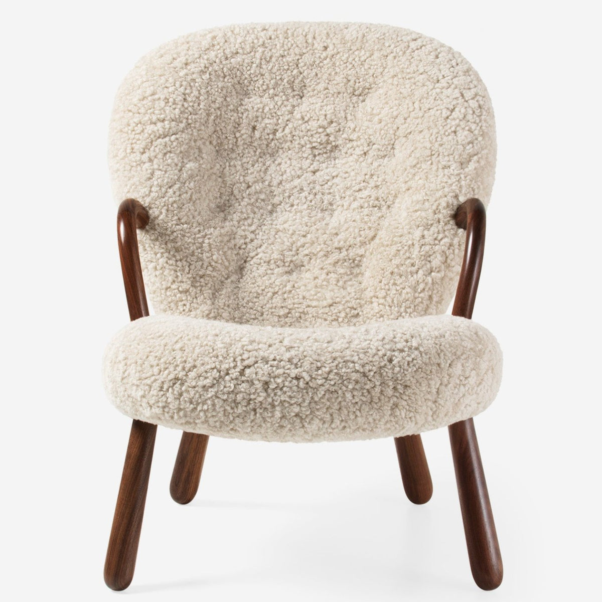 Clam Chair in walnut