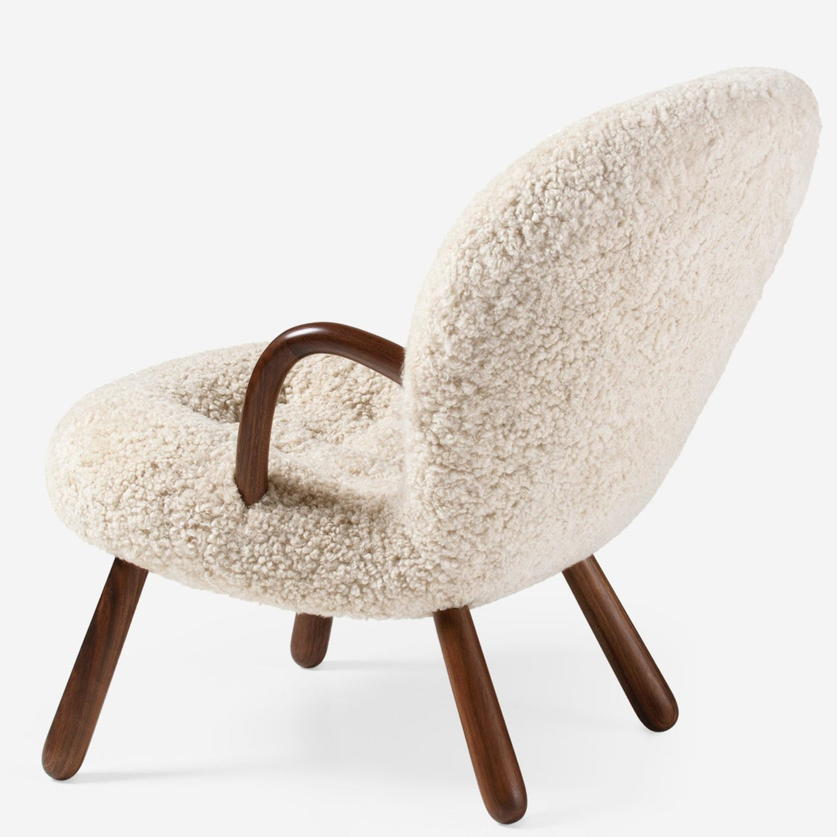 Clam Chair in walnut