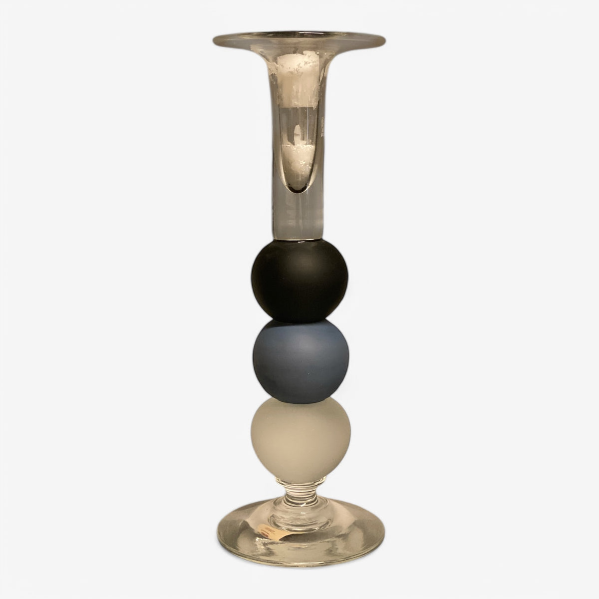Candlestick in glass