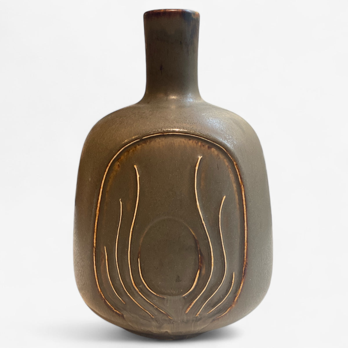 Large vase in stoneware