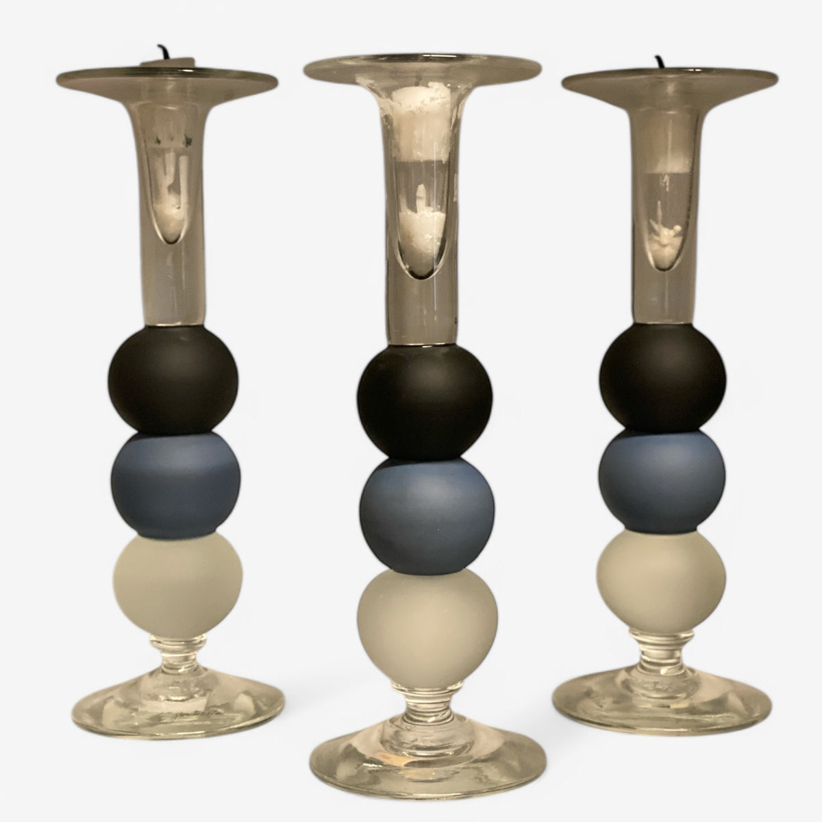 Candlestick in glass