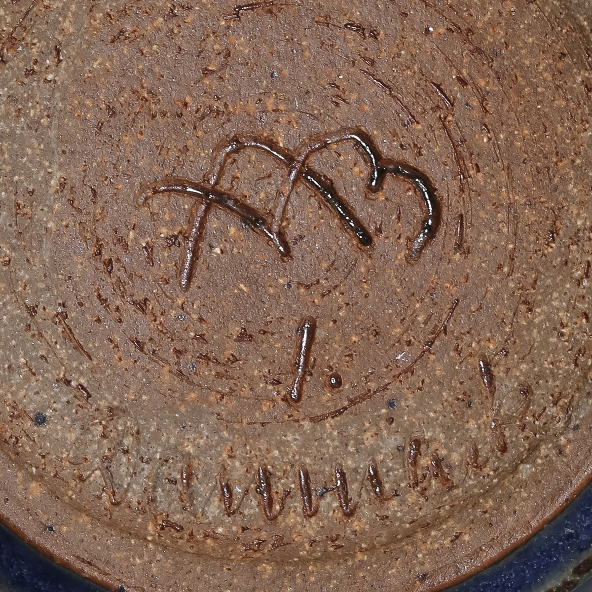 Candlestick in stoneware