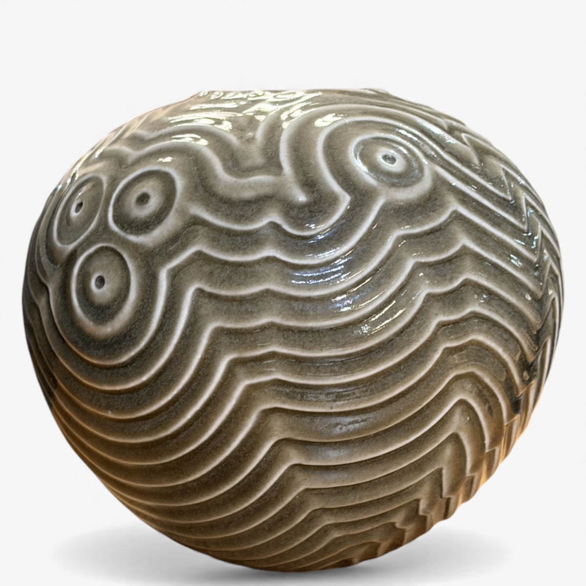 Vase in stoneware