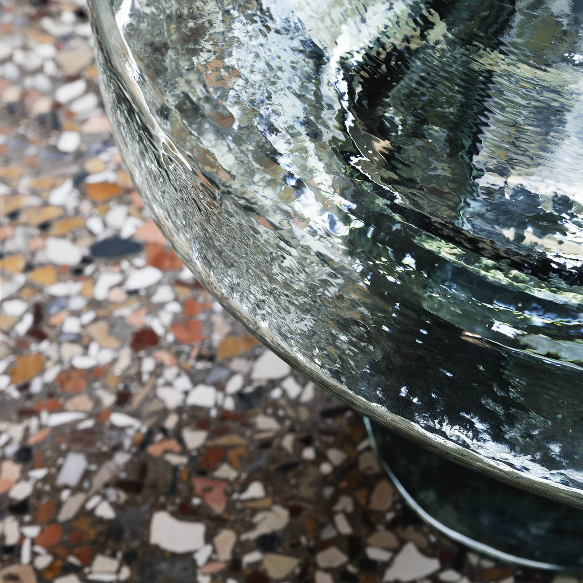 Small 'Soda' glass coffee table