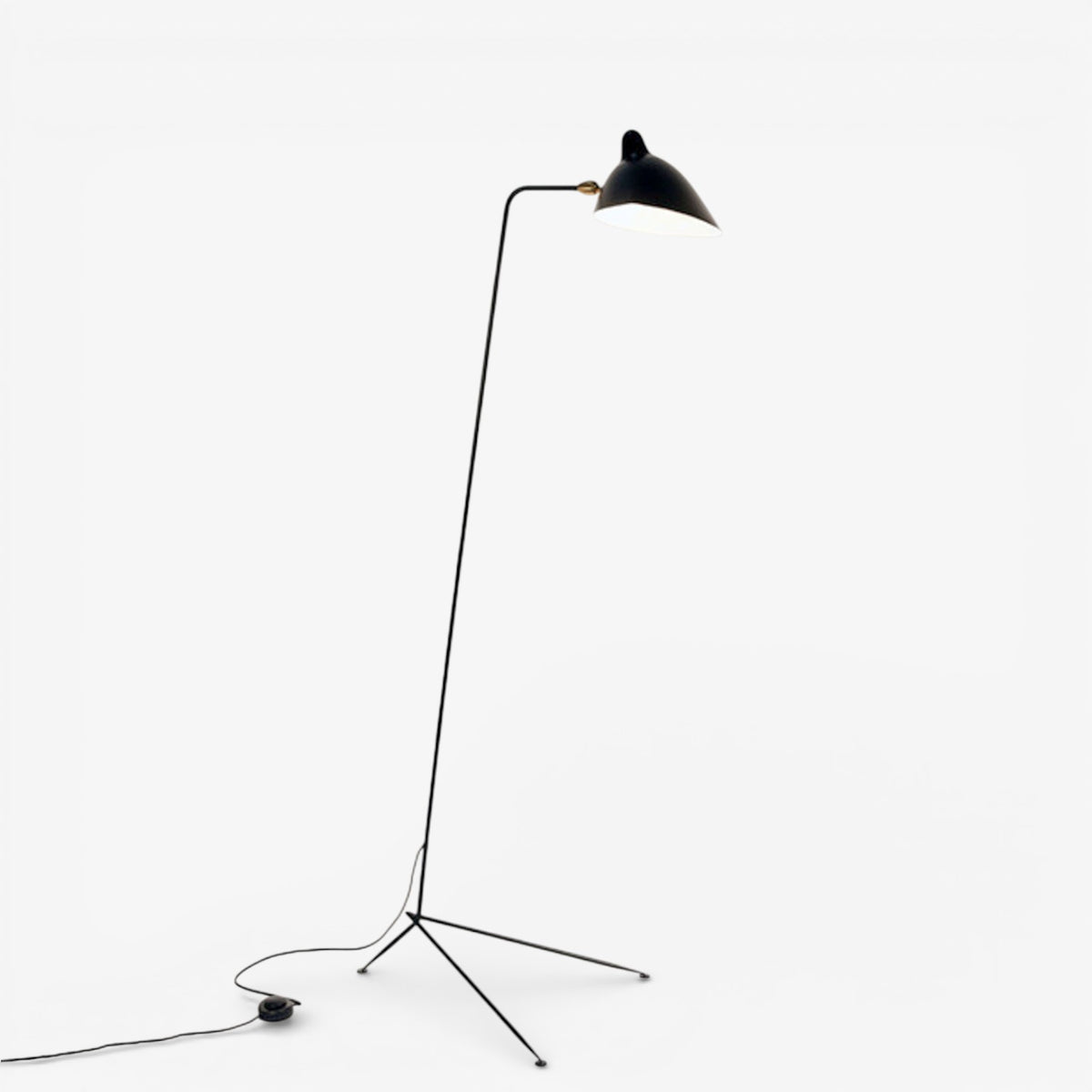 Lampadaire 1' - Floor lamp in black metal