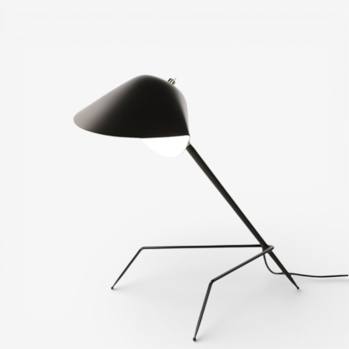 Tripod' -  Desk lamp in black metal