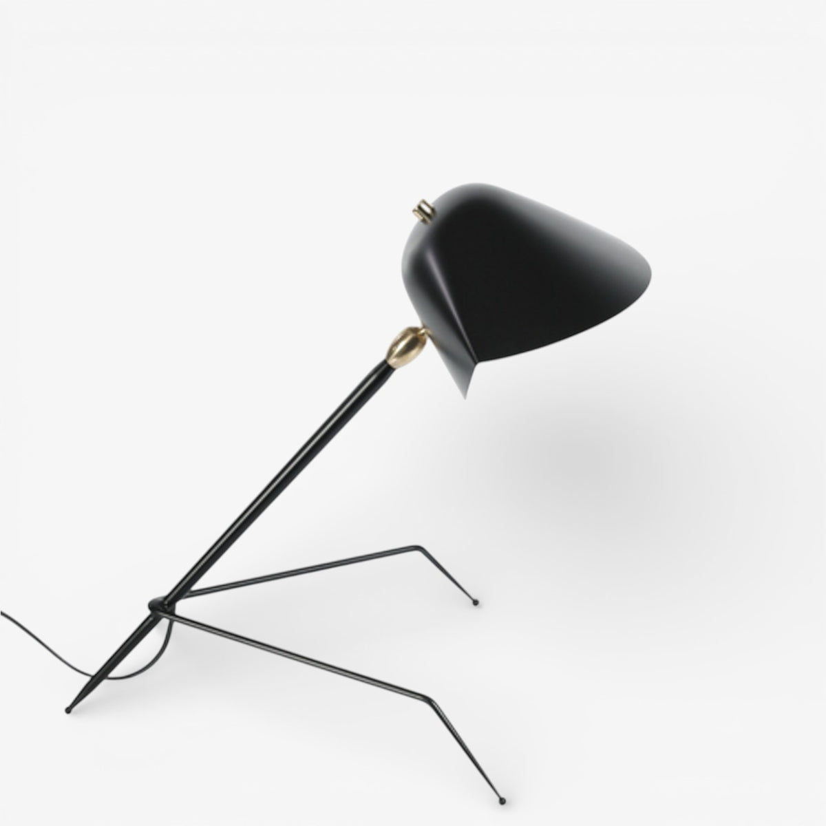 Tripod' -  Desk lamp in black metal